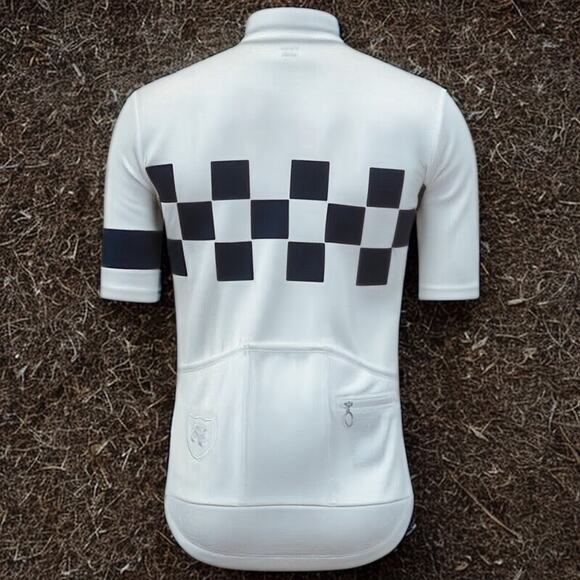 Rapha Check Classic Jersey L NWT Rare RPM150 Merino Wool Black White Cycling - Picture 2 of 10